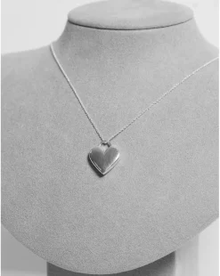 Simply Silver Sterling Silver 925 Polished Heart Pendant