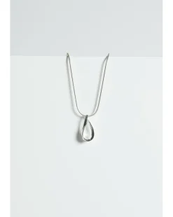 Simply Silver Sterling Silver 925 Polished Open Pear Drop Pendant