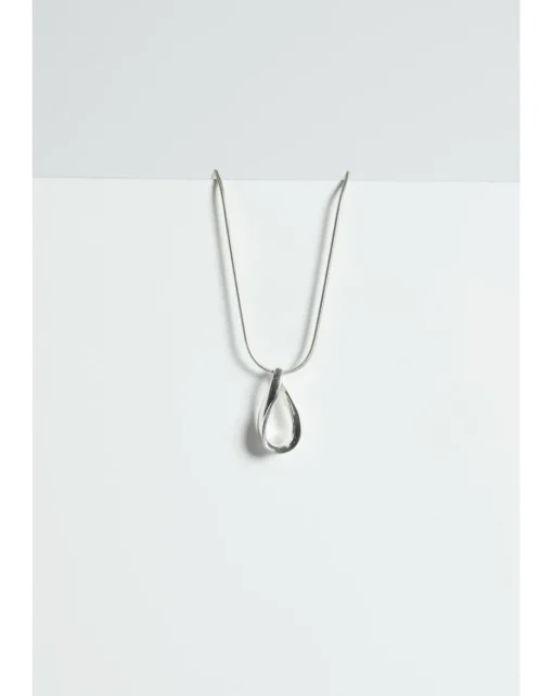 Simply Silver Sterling Silver 925 Polished Open Pear Drop Pendant