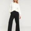 Slimma Black Comfort Fit Wide Leg Trouser Regular