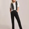 Slimma Black Comfort Fit Straight Leg Trouser Regular