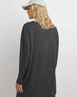 Soft Touch V-Neck Longline Top