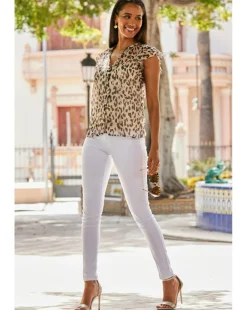 Sosandar Flutter Sleeve Top
