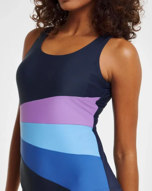 Sports Piping Swimsuit