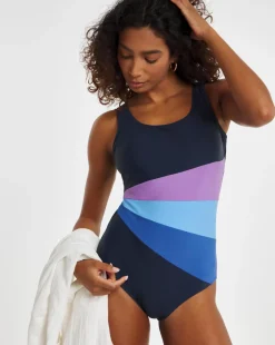 Sports Piping Swimsuit