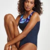 Sports Scoop Neck Swimsuit