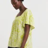 Square Neck Half Sleeve Top