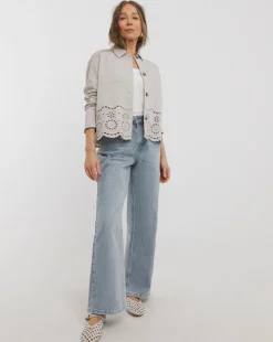 Stone Broderie Jacket