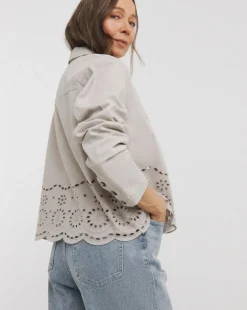 Stone Broderie Jacket