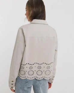 Stone Broderie Jacket
