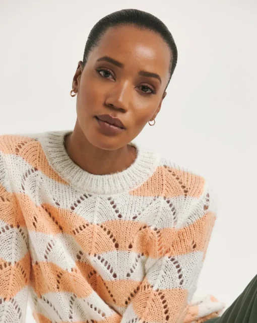 Stripe Crew Neck Jumper