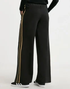 Tailored Side Stripe Wide Leg Trousers