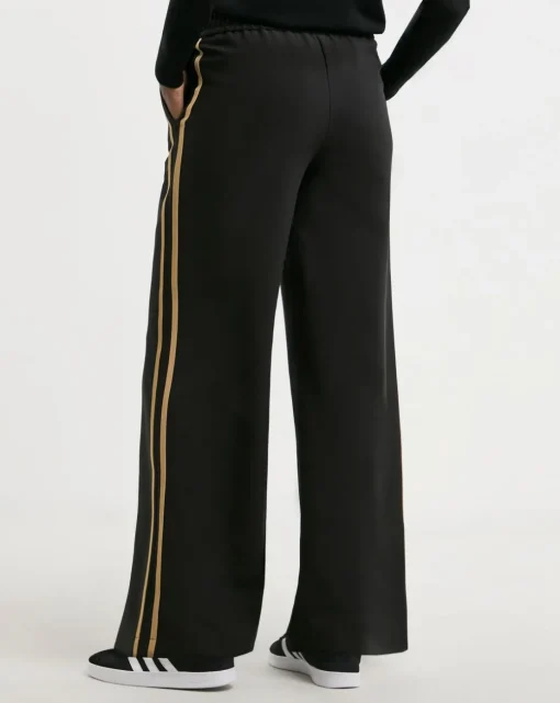 Tailored Side Stripe Wide Leg Trousers