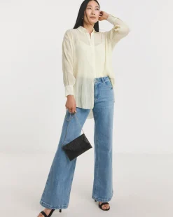 Textured Chiffon Shirt