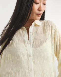 Textured Chiffon Shirt