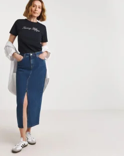 Tommy Hilfiger Slim Script Crew Neck T-Shirt