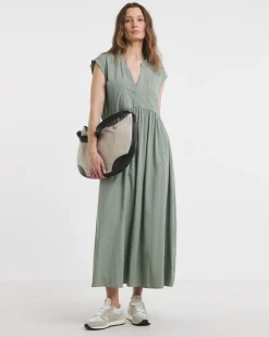 Utility Pocket Detail Maxi Dress