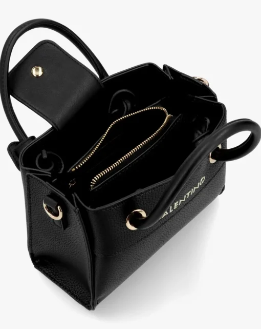 Valentino Bags Alexia Black Top Handle Bag