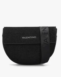 Valentino Bags Bigs Denim Black Satchel Bag