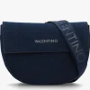 Valentino Bags Bigs Denim Navy Satchel Bag