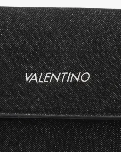 Valentino Bags Bigs Denim Black Satchel Bag