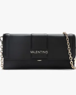 Valentino Bags Brass Black Debossed Cross-Body Bag
