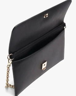 Valentino Bags Brass Black Debossed Cross-Body Bag
