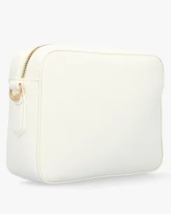 Valentino Bags Brixton II White Pebbled Camera Bag