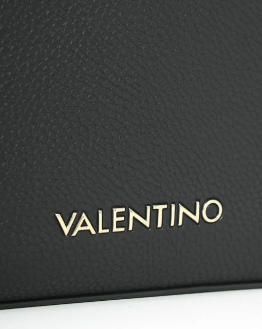 Valentino Bags Brixton II Black Pebbled Camera Bag