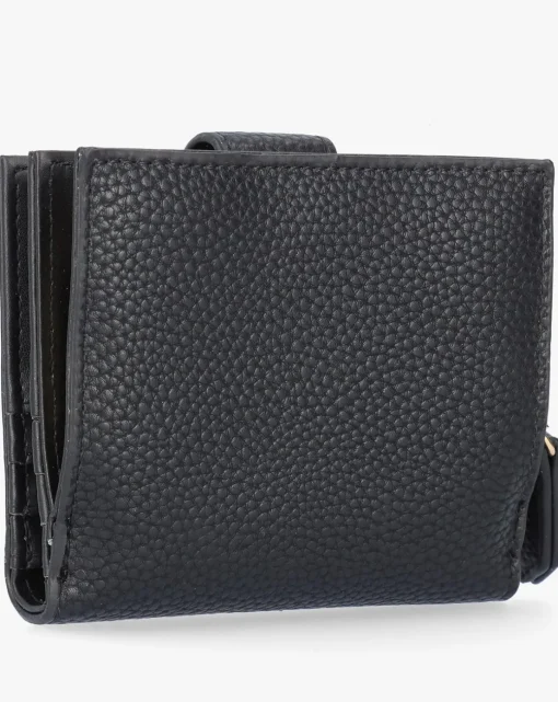 Valentino Bags Brixton Small Foldover Black Wallet