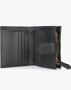Valentino Bags Brixton Small Foldover Black Wallet