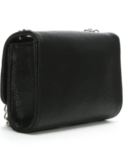 Valentino Bags Divina Black Pebbled Shoulder Bag