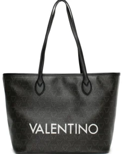 Valentino Bags Liuto Logo Motif Tote Bag