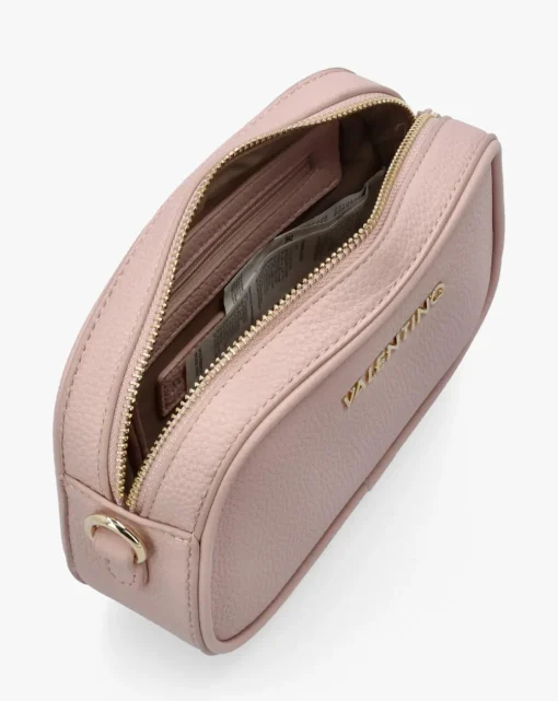 Valentino Bags Miramar Pink Pebbled Camera Bag
