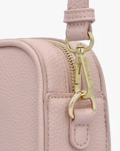 Valentino Bags Miramar Pink Pebbled Camera Bag