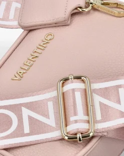 Valentino Bags Miramar Pink Pebbled Camera Bag