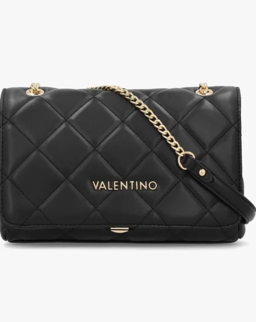Valentino Bags Ocarina Quilted Black Satchel Bag