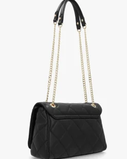 Valentino Bags Ocarina Quilted Black Satchel Bag