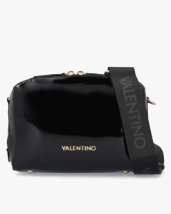 Valentino Bags Pattie Patent Black Camera Bag