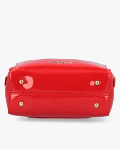Valentino Bags Pattie Patent Red Camera Bag