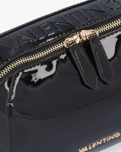Valentino Bags Pattie Patent Black Camera Bag