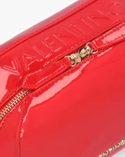 Valentino Bags Pattie Patent Red Camera Bag