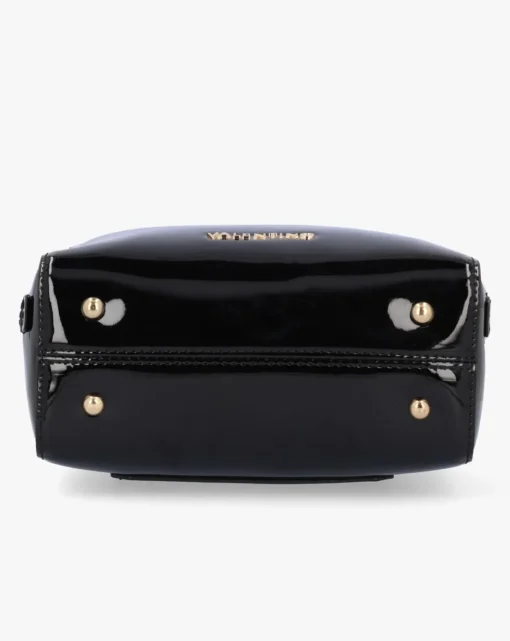 Valentino Bags Pattie Patent Black Camera Bag