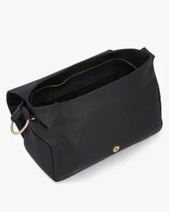 Valentino Bags Peonies Black Shoulder Bag
