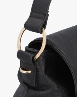 Valentino Bags Peonies Black Shoulder Bag