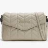 Valentino Bags Petal Quilted Chevron Beige Cross-Body Bag