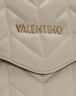 Valentino Bags Petal Quilted Chevron Beige Cross-Body Bag