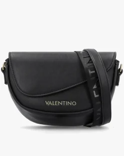 Valentino Bags Piper Asymmetric Flap Black Cross-Body Bag