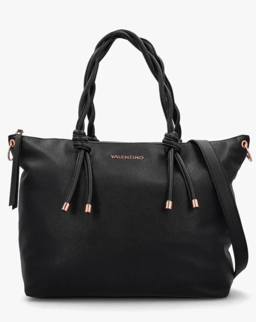 Valentino Bags Scarlett Black Shopper Bag