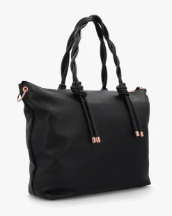 Valentino Bags Scarlett Black Shopper Bag
